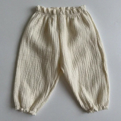 Cozy Baby Muslin Lantern Pants